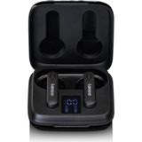 Lenco Draadloze Oordopjes met Laadcase en Display - Bluetooth en TWS - Zwart