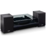 Lenco Platenspeler met Bluetooth - Twee externe Speakers - Auto-stop - LS-301BK - Zwart