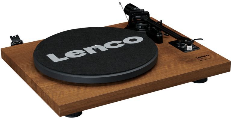 Lenco Platenspeler met Bluetooth - Twee externe Speakers - Ingebouwde Versterker - LS-480WD - Hout
