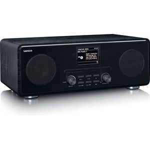 Lenco - DIR-261BK - Internet DAB+ FM Radio - Zwart - Bluetooth - CD-speler