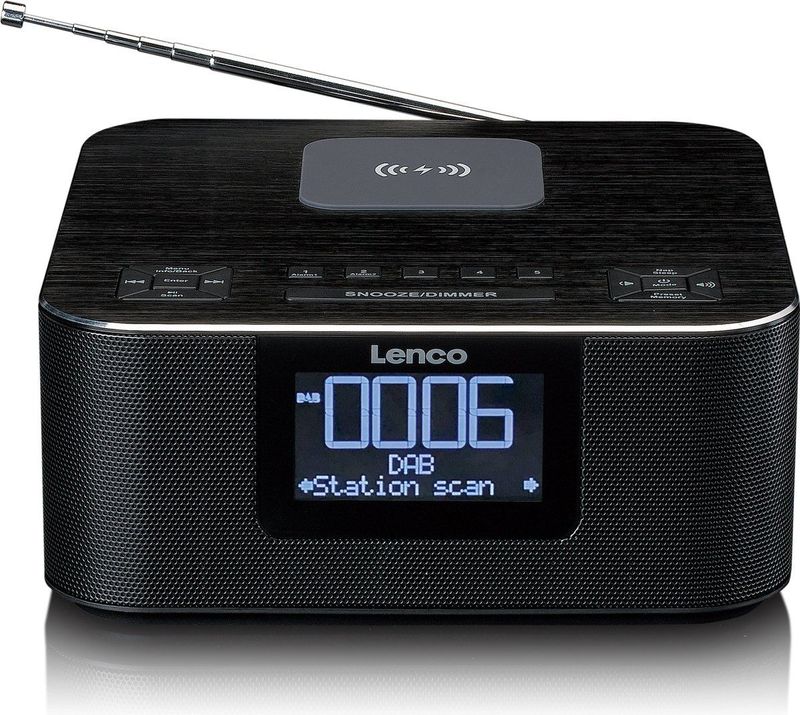 Lenco - CR-650BK - Wekkerradio - Zwart - DAB+/FM met Bluetooth