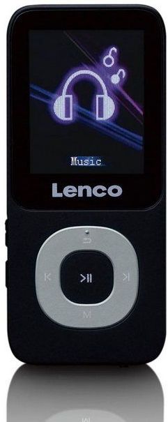 LENCO Xemio-659GY - MP3/MP4-speler met 4GB Micro SD Kaar - Grijs