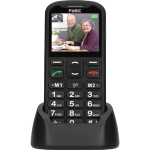Fysic F10 Eenvoudige Mobiele Telefoon Senioren - 4G GSM - Zwart