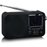 Lenco PDR-036BK - DAB en FM Radio met Bluetooth - Zwart