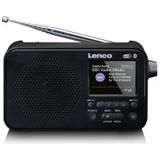 Lenco PDR-036BK - DAB en FM Radio met Bluetooth - Zwart