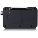 Lenco PDR-036BK - DAB en FM Radio met Bluetooth - Zwart