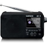 Lenco PDR-036BK - DAB en FM Radio met Bluetooth - Zwart