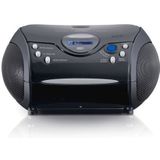 LENCO SCD-24DAB BK - Draagbare DAB+ Radio met CD-speler en Bluetooth - Zwart