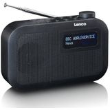 LENCO PDR-016BK - Draagbare DAB+/FM Radio met Bluetooth® - Zwart