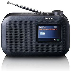 Lenco PDR-026 - DAB+ FM-Radio - Kleurenscherm - Compact Design