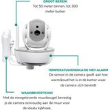 Alecto - DVM200MGS - Babyfoon met Camera - Wit-Grijs - 4.3 Inch Kleurenscherm