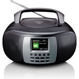 Lenco SCD-860BK - Draagbare DAB+/FM Radio - Zwart-Grijs - Bluetooth® - CD-Speler