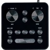 Lenco - PDR-060WD - DAB+/FM Radio - Zwart - Houtafwerking - Bluetooth