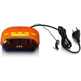 Ices - ICR-210KIDS - Wekkerradio - Zwart - Compact