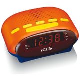 Ices - ICR-210KIDS - Wekkerradio - Zwart - Compact