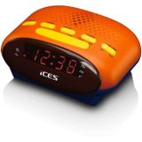 Ices - ICR-210KIDS - Wekkerradio - Zwart - Compact