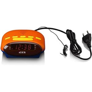 Ices - ICR-210KIDS - Wekkerradio - Zwart - Compact