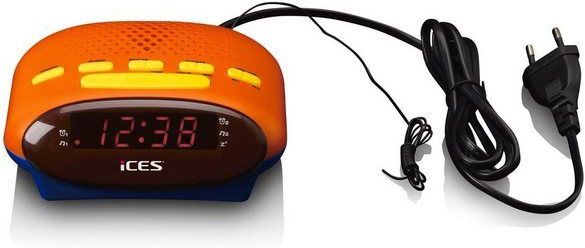 Ices - ICR-210KIDS - Wekkerradio - Zwart - Compact