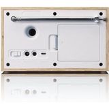 Lenco - DAR-017WH - Tafelradio - Wit - Hout - Bluetooth 5.0