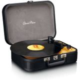 Lenco Classic Phono TT-116 Bluetooth-Plattenspieler mit 3 Geschwindigkeiten - 33, 45 und 78 U/min - Vintage-Vinyl-Plattenspieler - RCA-Ausgang - Stereo Lautsprecher - schwarz