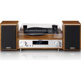 Lenco Platenspeler - Stereoset met DAB en Bluetooth - MC-160WD - Hout