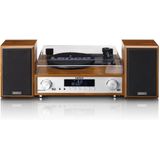 Lenco - MC-160WD - HiFi Stereo Set - Hout - DAB+/FM-radio en Bluetooth