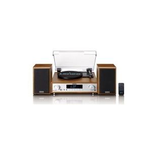 Lenco LENCO MC-160WD Hifi-Set DAB+, FM-Radio, Plattenspieler und BT