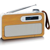Lenco - PDR-040EF - Draagbare DAB+/FM Radio - Bamboe