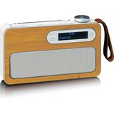 Lenco - PDR-040EF - Draagbare DAB+/FM Radio - Bamboe