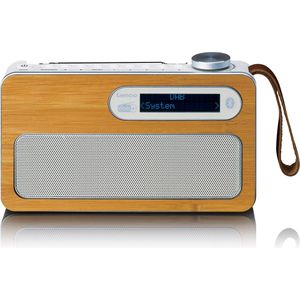 Lenco - PDR-040EF - Draagbare DAB+/FM Radio - Bamboe