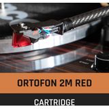 Lenco Platenspeler met Bluetooth - Ortofon 2M Red Cartridge en Aandrukgewicht - LBT-345WA - Bruin