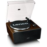 Lenco Platenspeler met Bluetooth - Vier ingebouwde Speakers 70W RMS - LS-470WA - Bruin