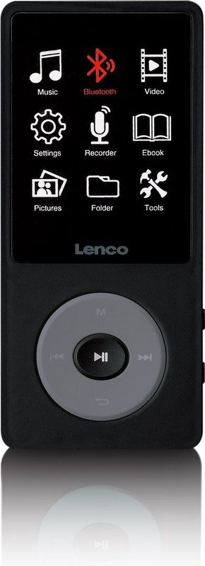 Lenco - Xemio-860BK - MP3/MP4 Speler - Zwart - 8GB Intern Geheugen