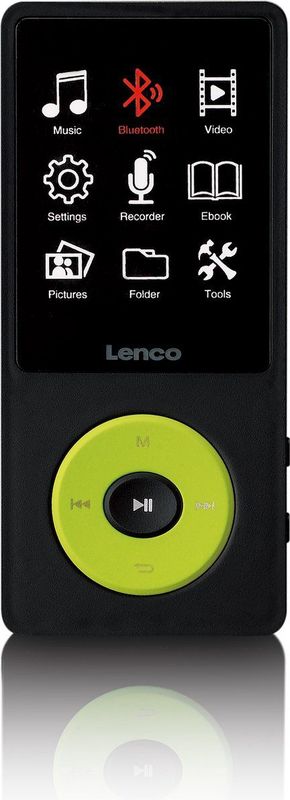 Lenco - Xemio-860GN - MP3/MP4 Speler - Groen - 8GB Intern Geheugen