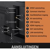 Lenco LED-4044BK - 40 inch - Smart TV- Full HD - Zwart