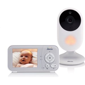 Alecto - DVM2028 - Babyfoon met Camera - Grijs-Wit - 2,8 inch Scherm