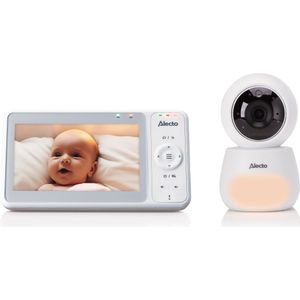 Alecto - DVM2050 - Babyfoon - Wit - HD Camera - Groot 5 Inch Scherm