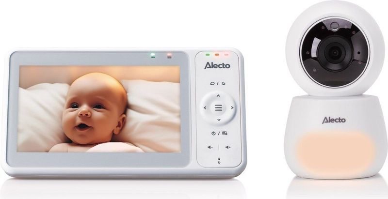 Alecto - DVM2050 - Babyfoon - Wit - HD Camera - Groot 5 Inch Scherm