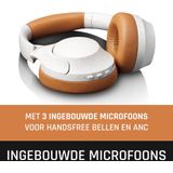 Lenco - HPB-830GY - Draadloze Bluetooth Koptelefoon - Grijs-Wit - Active Noise Cancelling