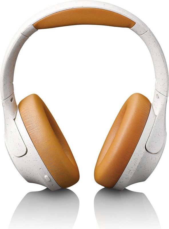 Lenco - HPB-830GY - Draadloze Bluetooth Koptelefoon - Grijs-Wit - Active Noise Cancelling