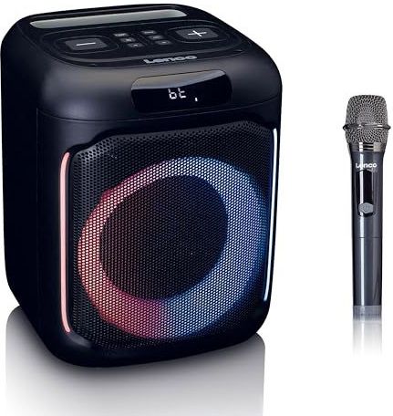 Lenco - PA-101BK - Speaker - Zwart - Draagbaar - Bluetooth