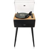 Lenco Bluetooth Platenspeler - 4 Ingebouwde Speakers - Platenspeler op poten - LS-570OK - Eikenhout