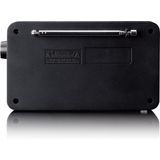 Lenco - PDR-033BK - Draagbare Radio - Zwart - DAB+/FM - Bluetooth - Oplaadbare Batterij