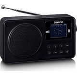 Lenco - PDR-033BK - Draagbare Radio - Zwart - DAB+/FM - Bluetooth - Oplaadbare Batterij