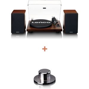 Lenco LS-600WA - Platenspeler - Walnoot - Inclusief TTA-076SI Stabilisator