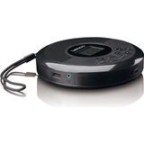 Lenco - CD-340BK - Draagbare CD en MP3-speler - Zwart - Bluetooth en Ingebouwde Speakers