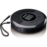 Lenco - CD-340BK - Draagbare CD en MP3-speler - Zwart - Bluetooth en Ingebouwde Speakers