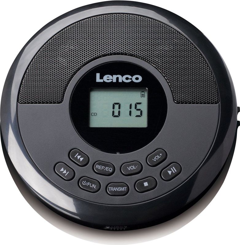 Lenco - CD-340BK - Draagbare CD en MP3-speler - Zwart - Bluetooth en Ingebouwde Speakers