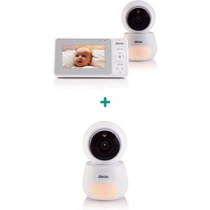 Alecto - DVM2043 - Babyfoon met 2 Camera's - Wit - Core Collection