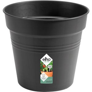 Elho Green Basics Orchidee 13 - Bloempot voor Binnenbuitenkweken En Oogsten - Ø 13.1 x H 12.0 cm - Living Black